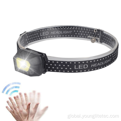 China waterproof motion sensor rechargeable LED headlamp Factory